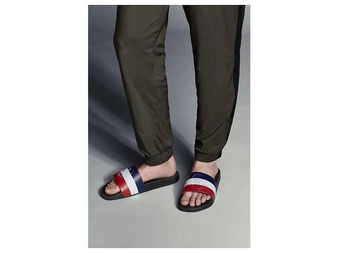 Moncler Chaussons avec logo brodé - vue 5