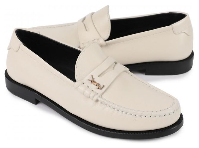 Saint Laurent Mocassins Monogram - vista 6