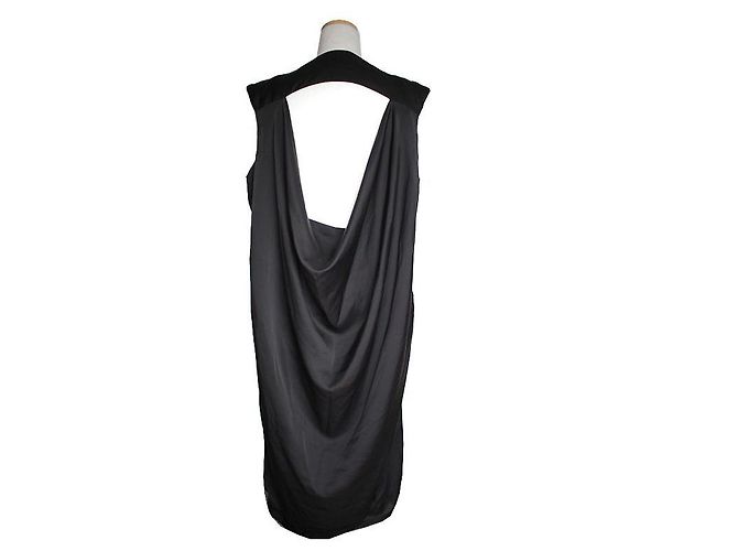 Vestido negro con espalda descubierta Acne - vista 2