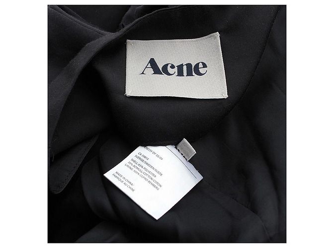 Vestido negro con espalda descubierta Acne - vista 3