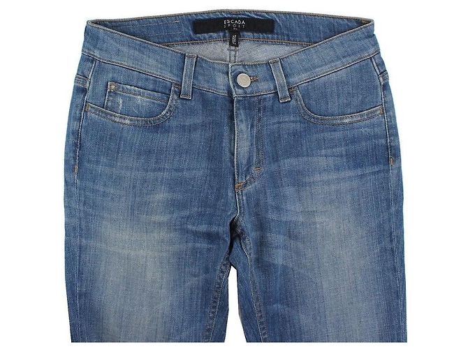 Escada Pantalones de mezclilla para mujeres Lucy Blue Washing Azul - vista 3