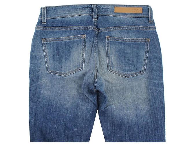 Escada Pantalones de mezclilla para mujeres Lucy Blue Washing Azul - vista 4