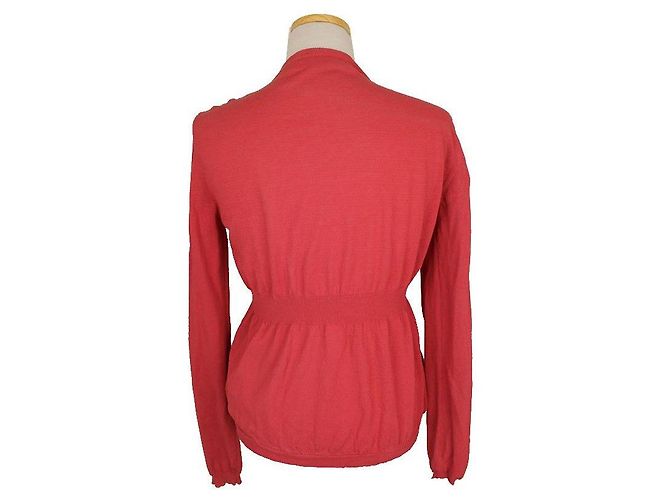 Marni Offener Strickcardigan aus Baumwollmischung in Korallenrosa Pink - Ansicht 4