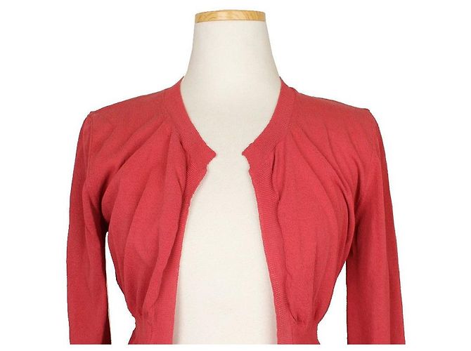Marni Offener Strickcardigan aus Baumwollmischung in Korallenrosa Pink - Ansicht 6