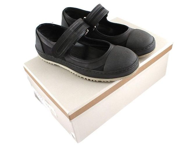 Marni Sneakers Velcro bicolore nere Nero - vista 6