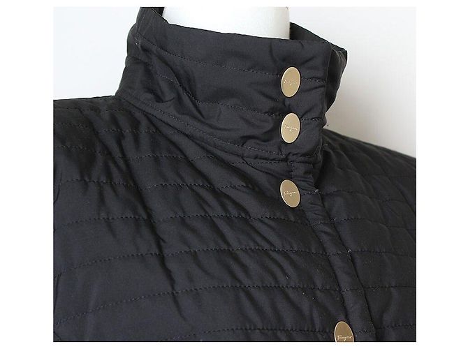 Salvatore Ferragamo Schwarze Steppjacke - Ansicht 4