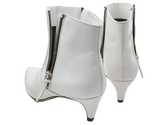 Botines de cuero blanco Isabel Marant - vista 4