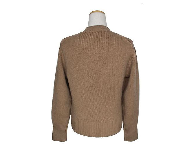 Vince Beige Woll-Kaschmir-Strickoberteil Braun - Ansicht 2