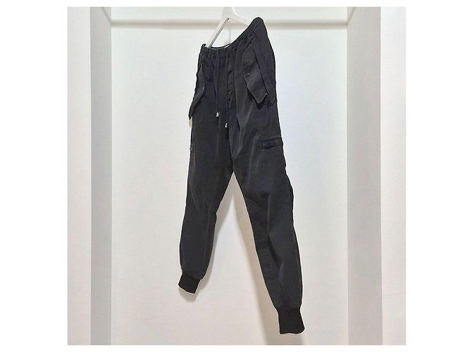 Moncler Pantaloni Taske Marrone - vista 2