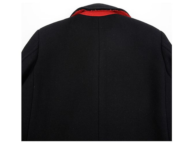 Givenchy Double Breasted Coat Size Black - view 11