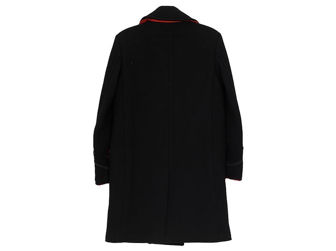 Givenchy Double Breasted Coat Size Black - view 2