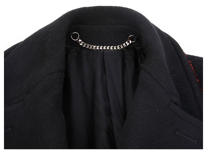 Givenchy Double Breasted Coat Size Black - view 4