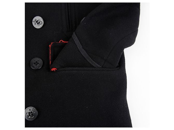 Givenchy Double Breasted Coat Size Black - view 8