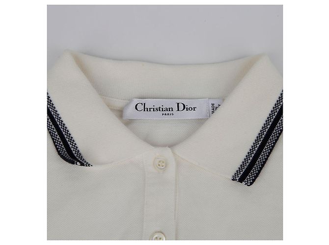 Dior Signature Band Polo-Shirt Größe Weiß - Ansicht 4