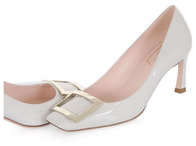 Roger Vivier Pumps mit Metall-Schnalle Braun - Ansicht 7