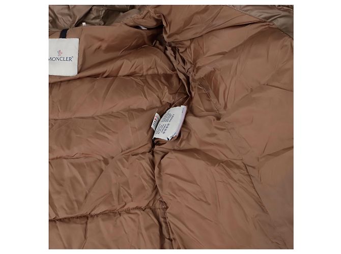 Moncler Giacca Lunga Fabre Taglia Marrone - vista 10