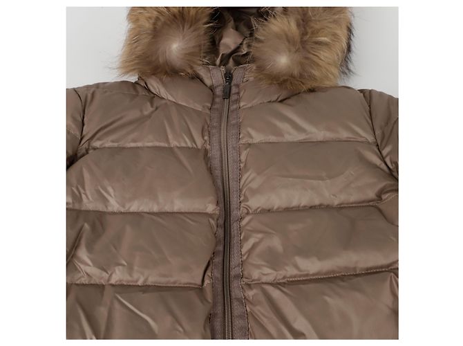 Moncler Giacca Lunga Fabre Taglia Marrone - vista 4