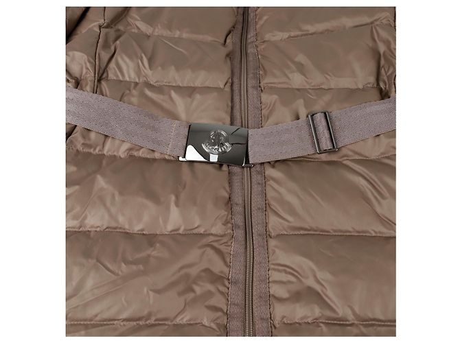 Moncler Giacca Lunga Fabre Taglia Marrone - vista 5