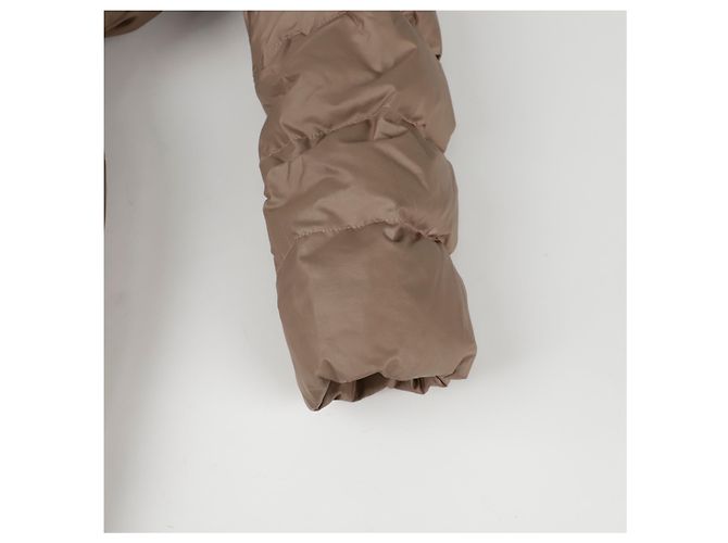 Moncler Giacca Lunga Fabre Taglia Marrone - vista 7