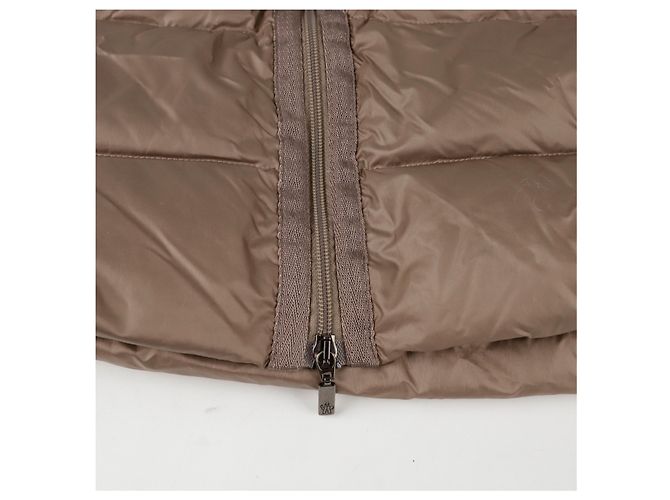Moncler Giacca Lunga Fabre Taglia Marrone - vista 8