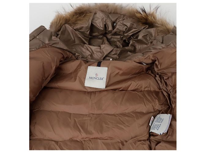 Moncler Giacca Lunga Fabre Taglia Marrone - vista 9