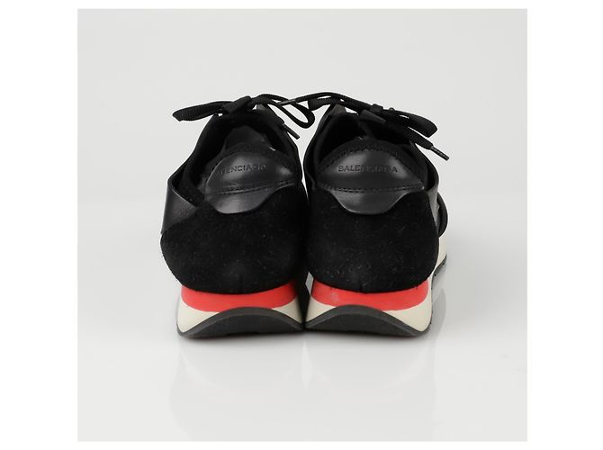 Balenciaga Sneakers Lace Runner Nero - vista 11