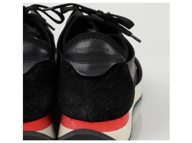 Balenciaga Sneakers Lace Runner Nero - vista 12