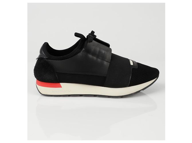 Balenciaga Sneakers Lace Runner Nero - vista 2