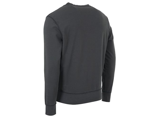 Kiton GRAUEN SWEATSHIRT MIT MULTIFARBIGEM BESTICKTEM LOGO Braun - Ansicht 5