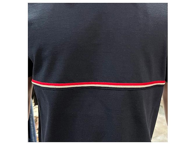 Thom Browne Camiseta de manga corta Three-Stripes Azul Marino - vista 24