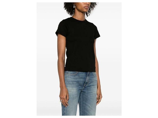 Alexander Mcqueen Besticktes Skull-T-Shirt Schwarz - Ansicht 5