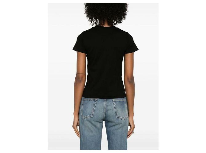 Alexander Mcqueen Besticktes Skull-T-Shirt Schwarz - Ansicht 6