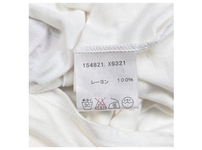 Gucci Damen T-Shirt mit kurzen Ärmeln und Webband Weiß - Ansicht 5