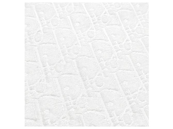 Dior Oblique Kurzarm-T-Shirt aus Frottee Weiß - Ansicht 3