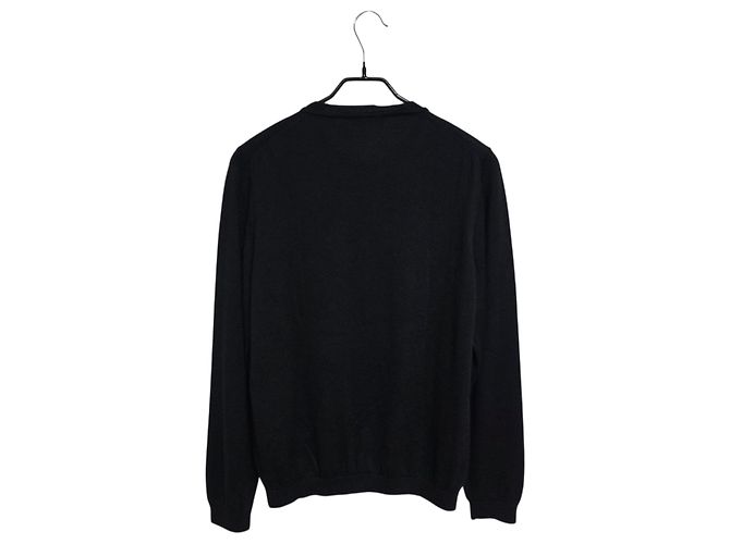 Fendi Malha de cashmere com logo FF Preto - vista 2