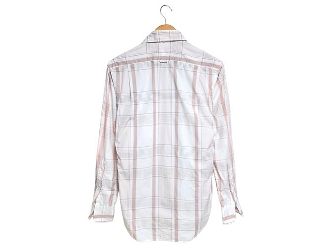 Thom Browne Camicia a quadri in popeline con tre righe nascoste Multicolore - vista 2
