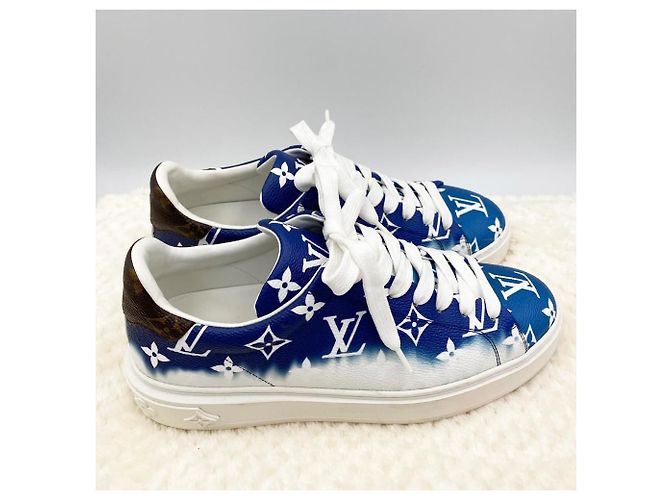 Louis Vuitton Sneakers da Donna Escal Blu - vista 3