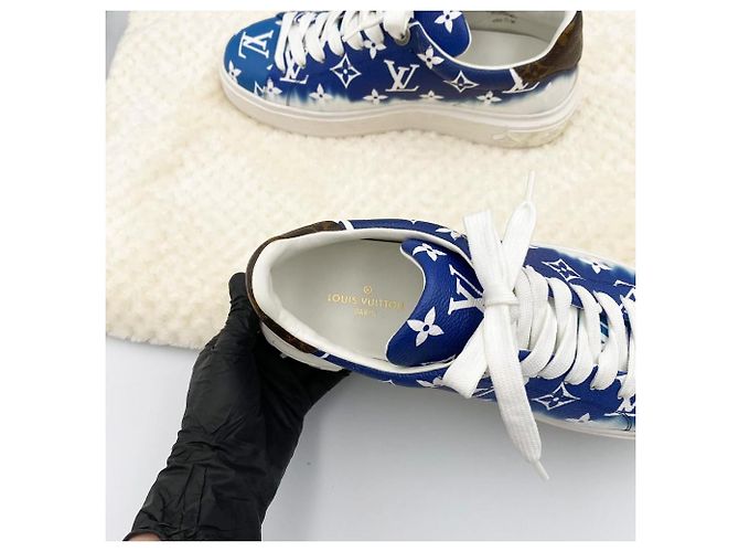 Louis Vuitton Sneakers da Donna Escal Blu - vista 8