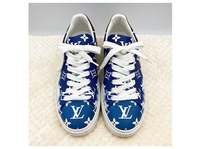 Louis Vuitton Sneakers da Donna Escal Blu - vista 9