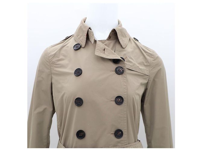 Gabardina Burberry Castaño - vista 2