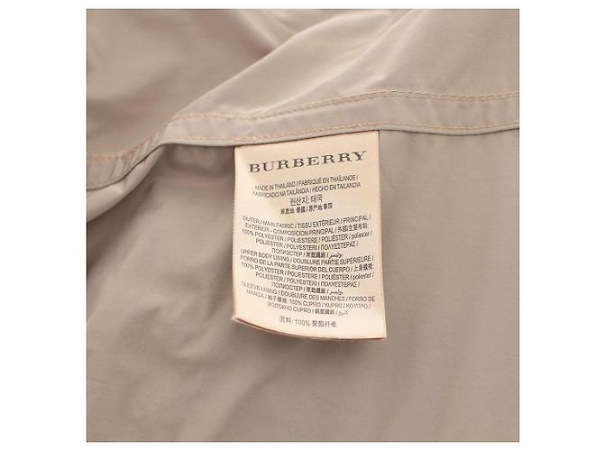 Gabardina Burberry Castaño - vista 8