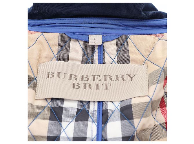 Giacca trapuntata Burberry Brit Blu - vista 10