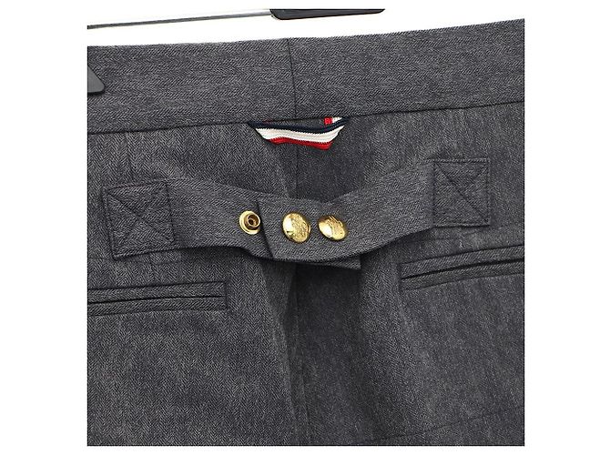 Moncler Pantaloni Gammablue Marrone - vista 8
