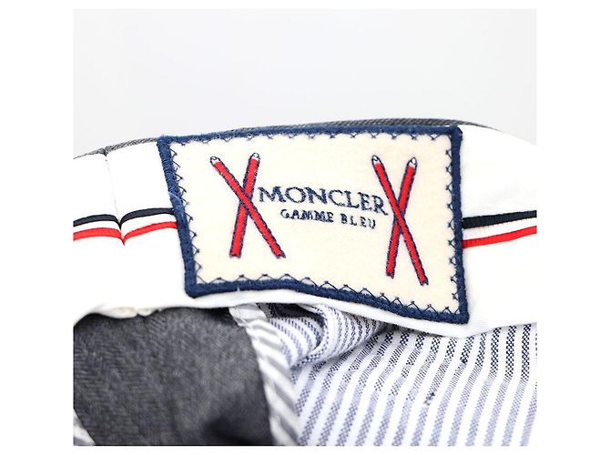 Moncler Pantaloni Gammablue Marrone - vista 9