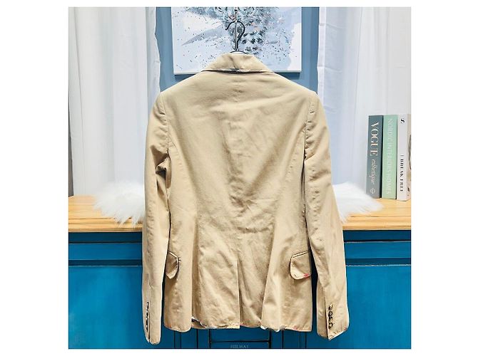 Burberry Giacca in cotone da donna Marrone - vista 2