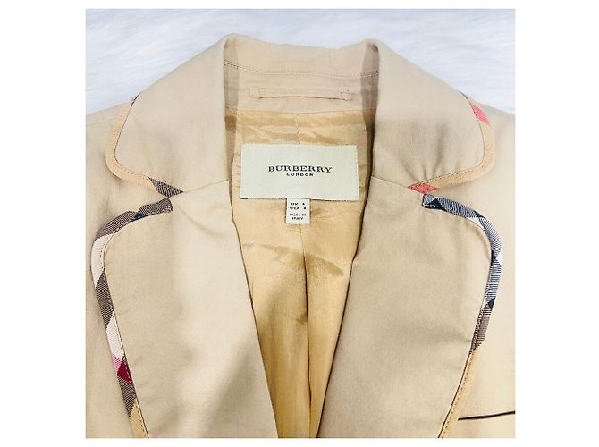 Burberry Giacca in cotone da donna Marrone - vista 4