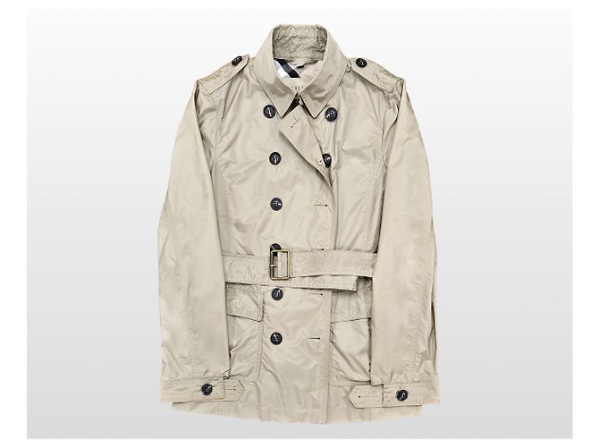 Burberry Trench Coat Brit Beige Castaño - vista 13