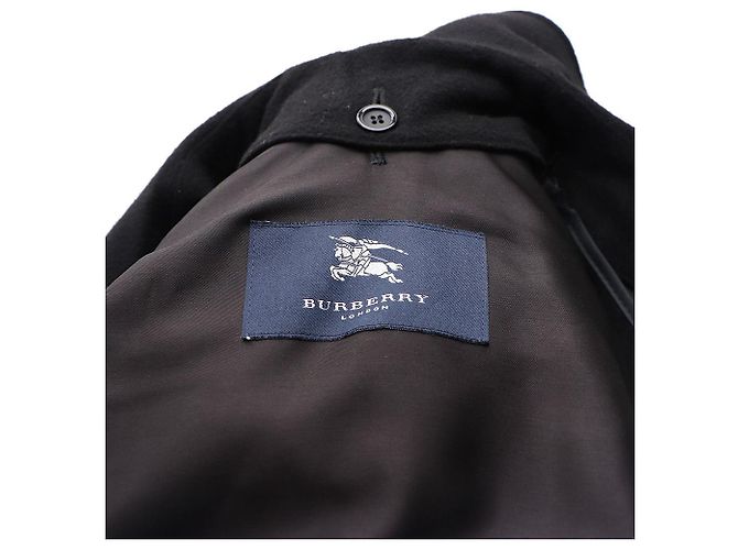 Burberry Trench coat negro para mujeres de Londres - vista 11