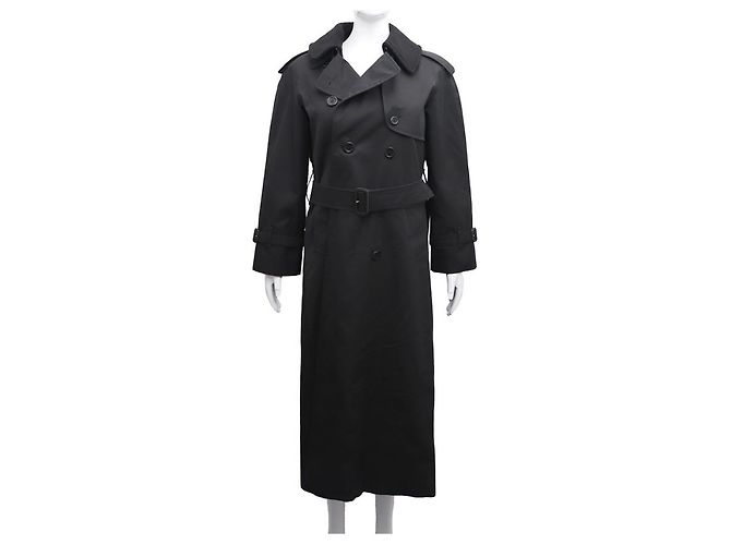 Burberry Trench coat negro para mujeres de Londres - vista 12