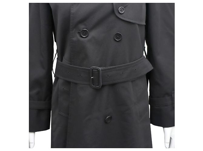 Burberry Trench coat negro para mujeres de Londres - vista 15